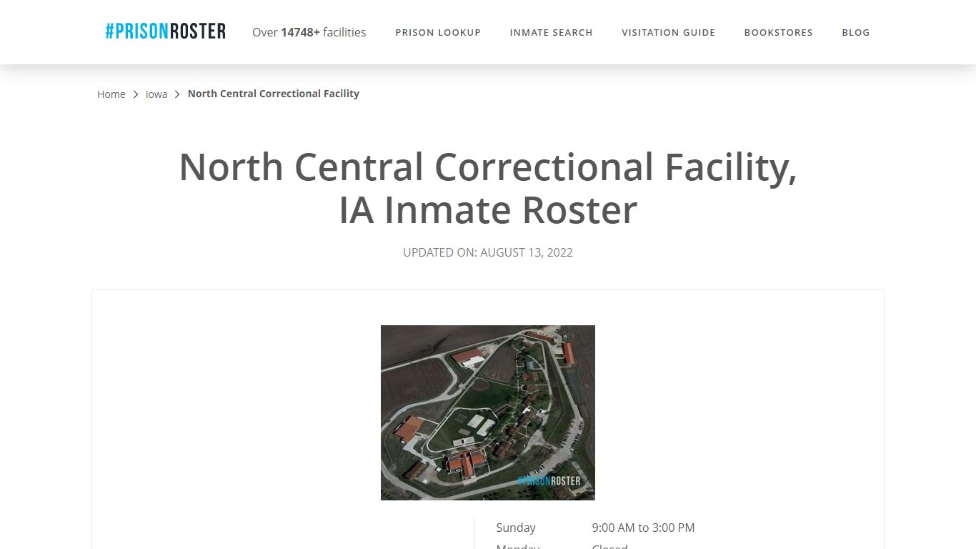 North Central Correctional Facility, IA Inmate Roster - Prisonroster